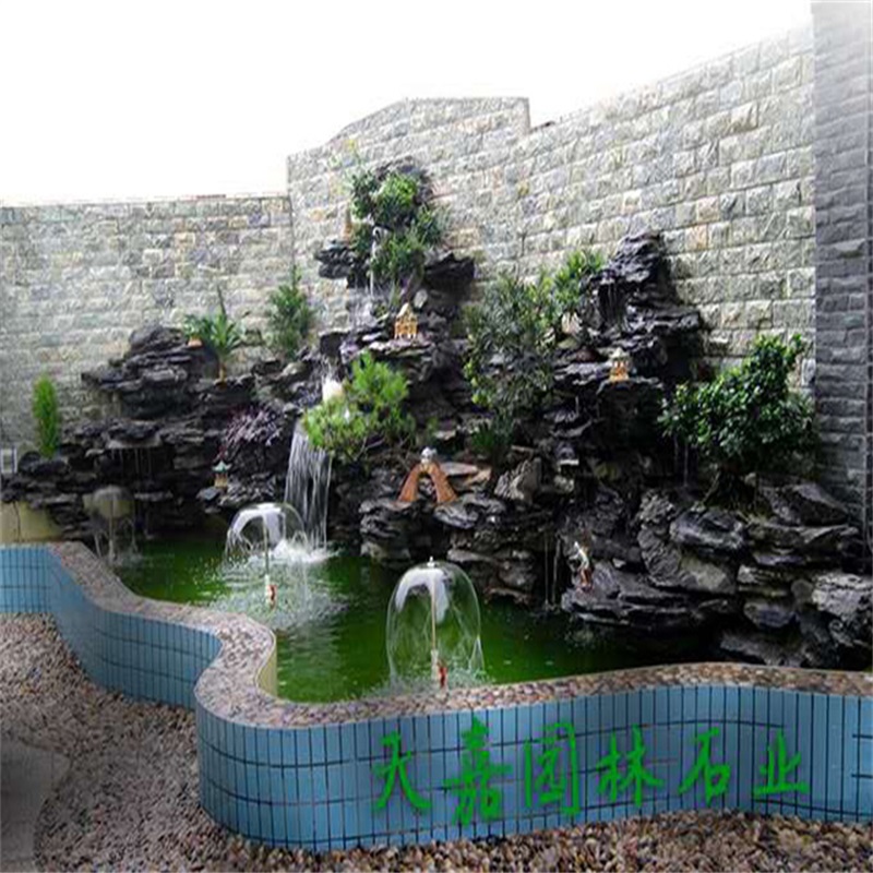 铁东小庭院水景设计